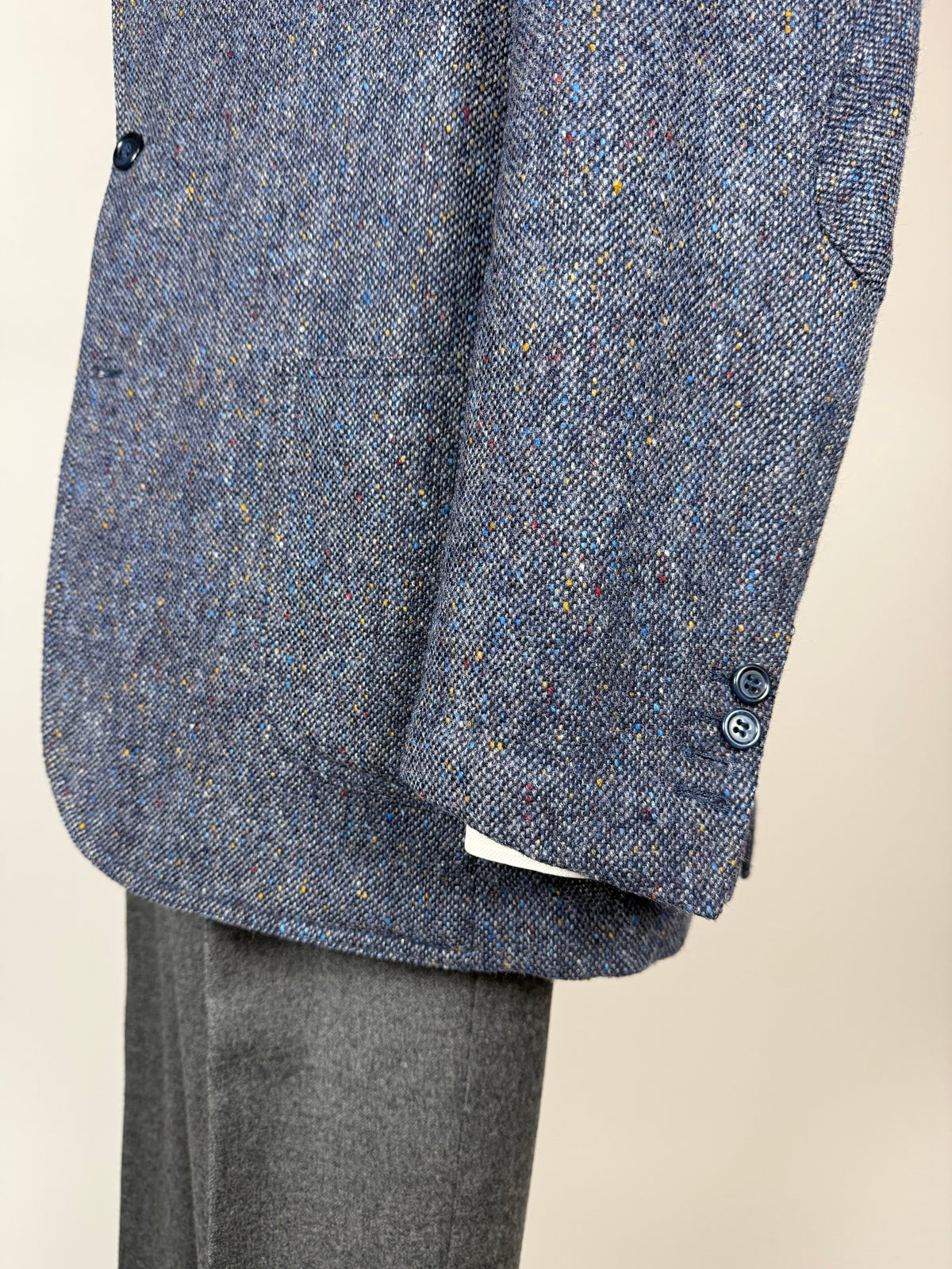 Giacca De Paz donegal tweed sfoderata - tg. 54