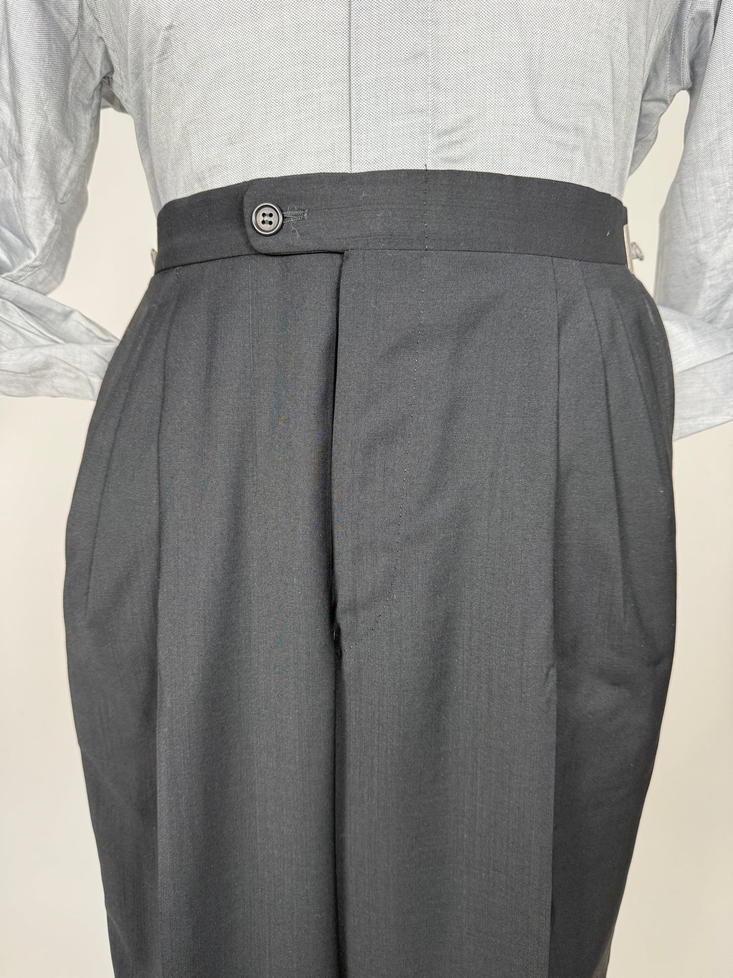 Smoking Ermenegildo Zegna in fresco lana anni ‘80/‘90 - tg. 48 drop 7