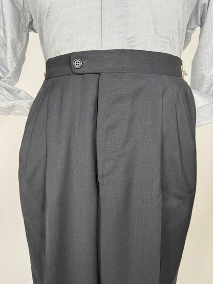 Smoking Ermenegildo Zegna in fresco lana anni ‘80/‘90 - tg. 48 drop 7