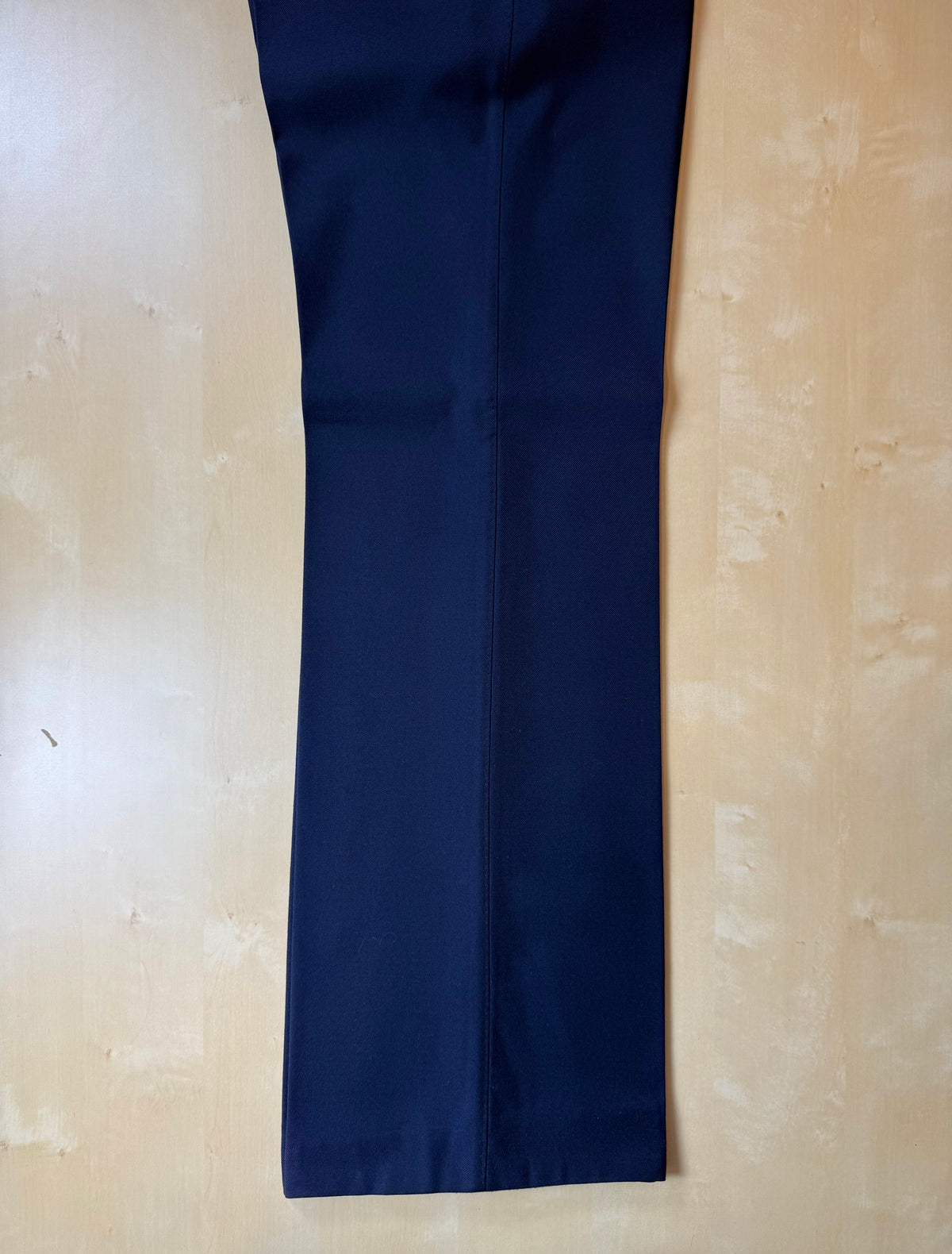 Completo doppiopetto anni '70 flanella blu - tg. 46