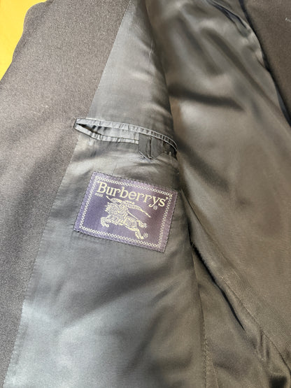 Giacca Burberrys anni ‘90 in flanella blu navy - tg. 50/52