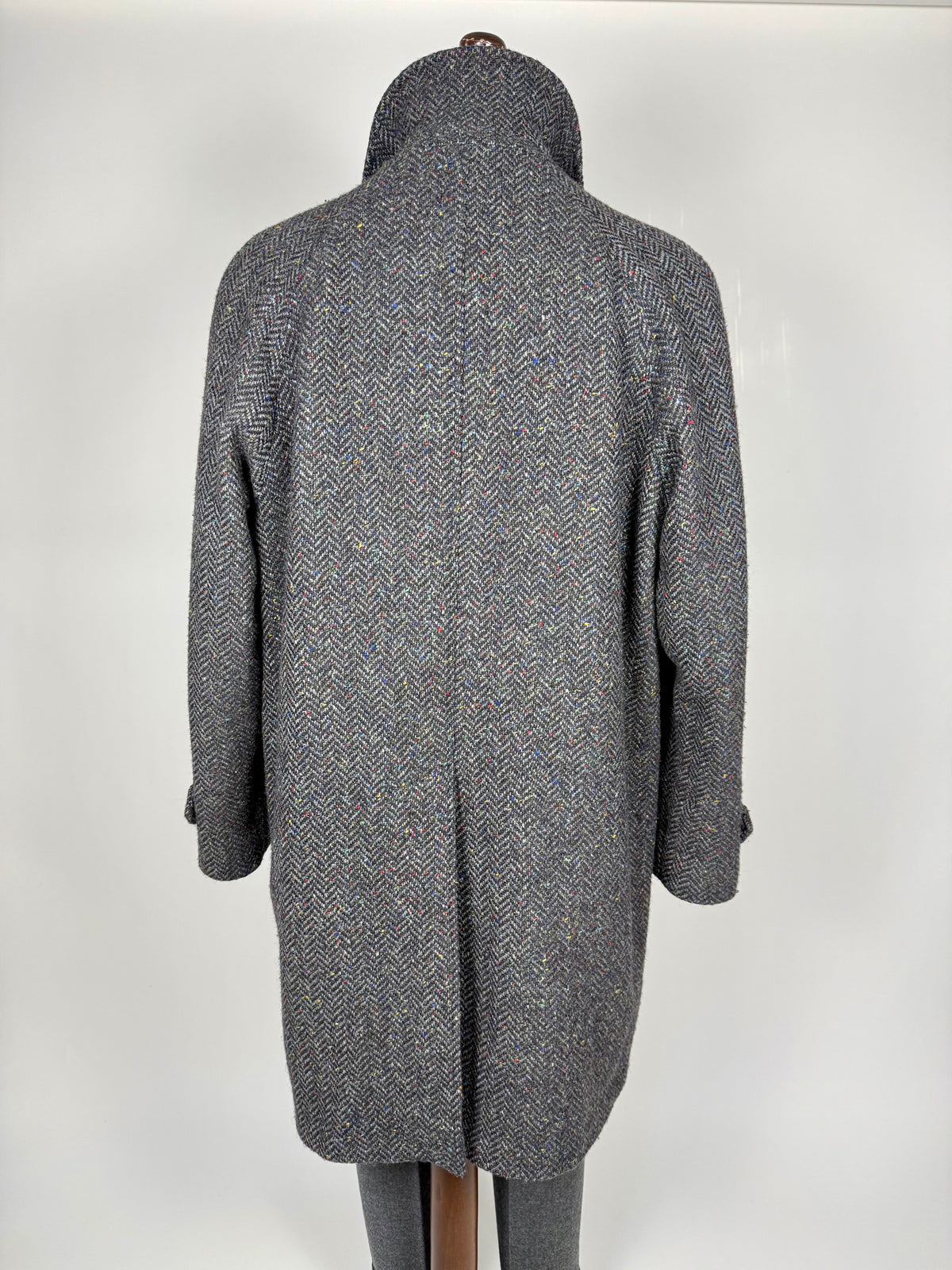 Cappotto raglan De Paz in donegal tweed - tg. 56-60