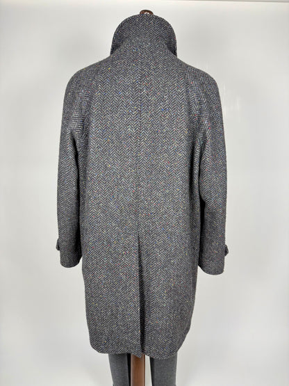 Cappotto raglan De Paz in donegal tweed - tg. 56-60