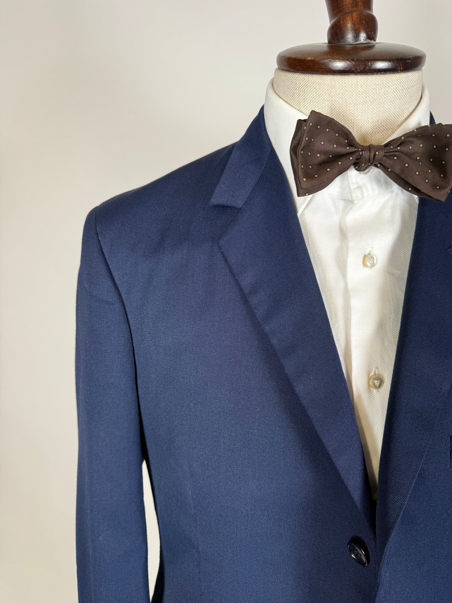 Completo anni ‘60 twill pettinato blu - tg. 48/50
