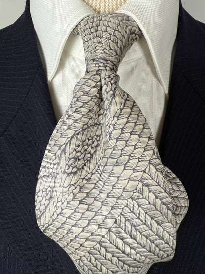 Cravatta Valentino anni ‘70 fantasia corda