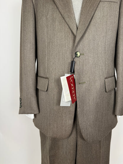 Completo anni ‘80 in covert verde cachi (NOS) - tg. 52