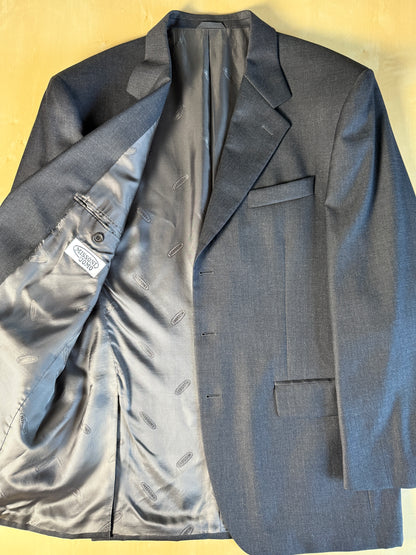 Giacca Missoni anni '80 lana pettinata grigio antracite - tg. 52