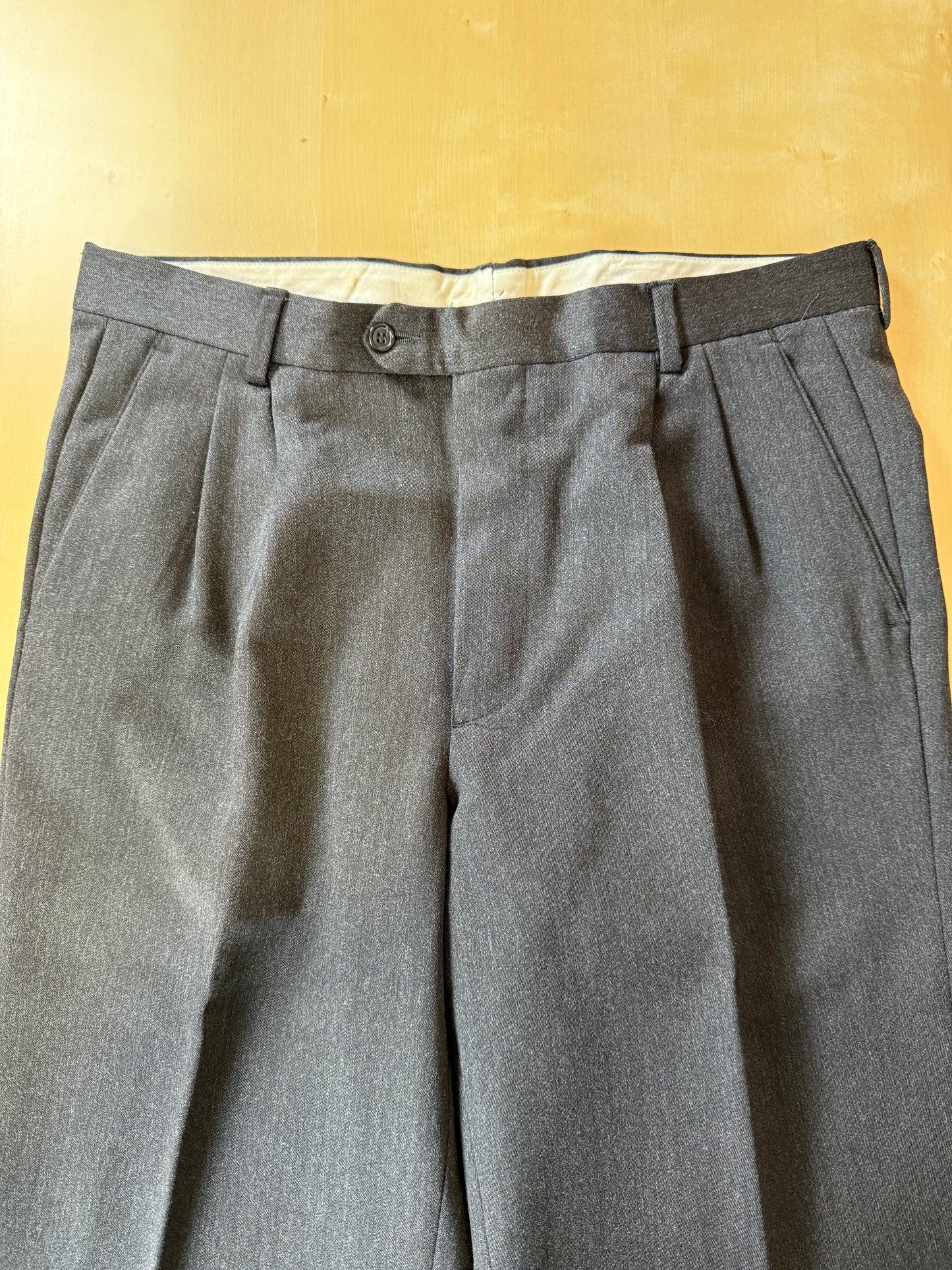 Pantaloni flanella pettinata grigio antracite - tg. 52