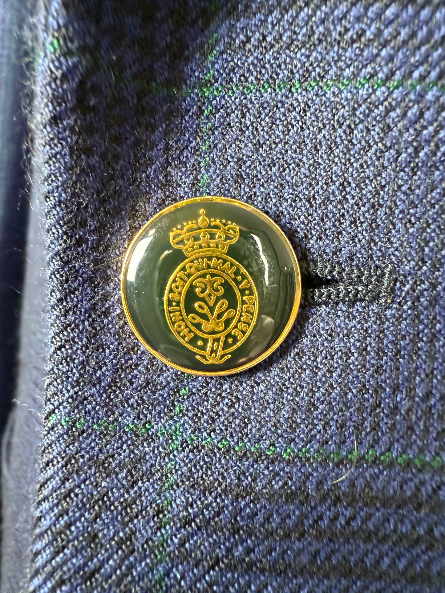 Blazer sartoriale 100% cashmere principe di Galles tessuto Loro Piana - tg. 50/52