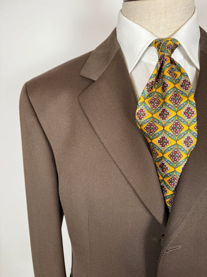 Completo anni ‘90 in twill marrone/cachi (NOS) - tg. 56