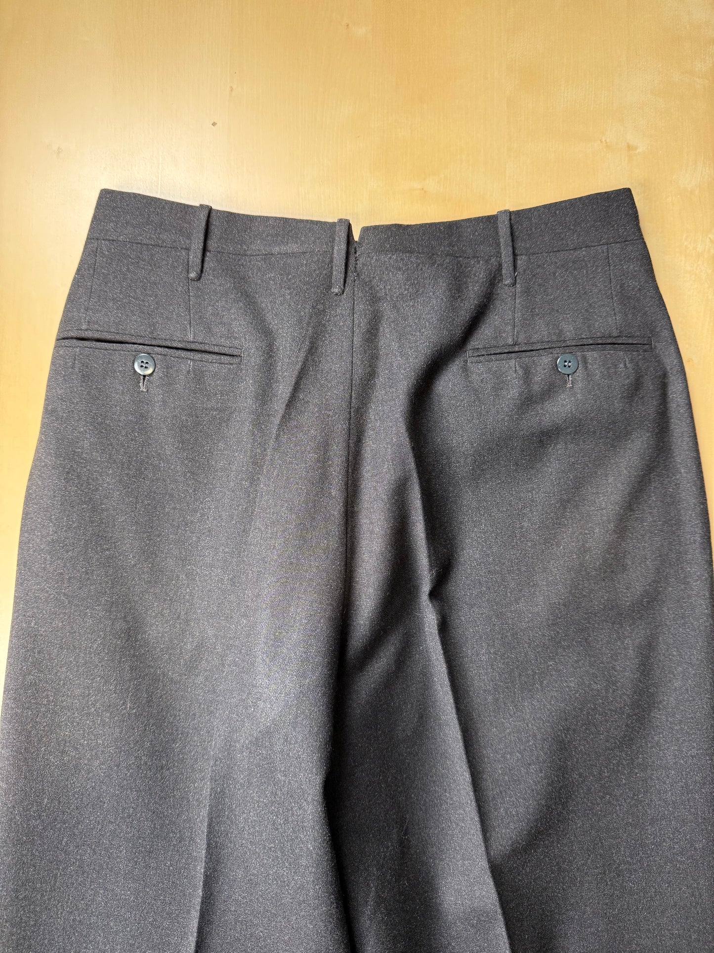 Completo anni ‘50/‘60 flanella antracite - tg. 46
