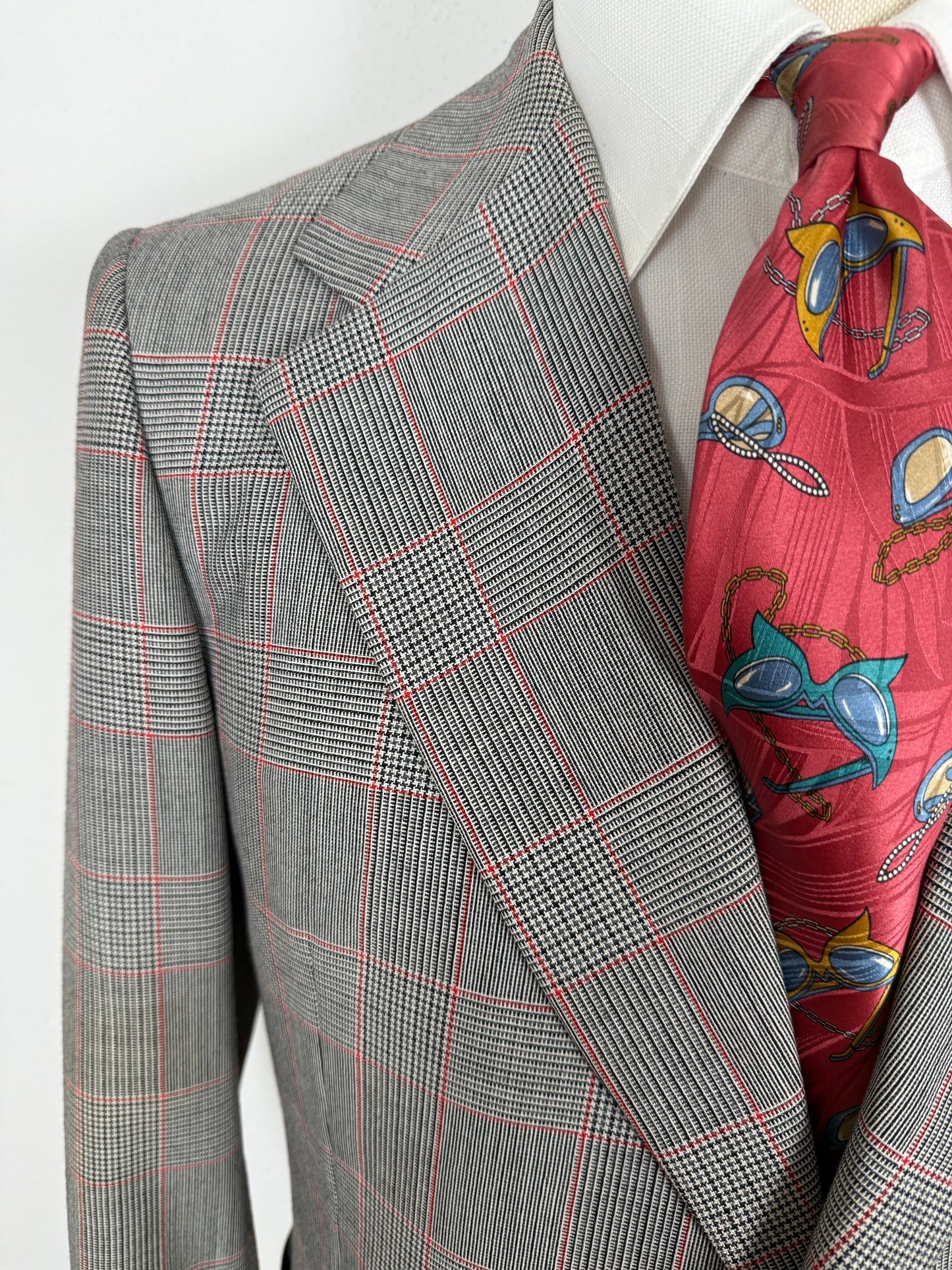 Completo anni '70 principe di Galles pettinato - tg. 50