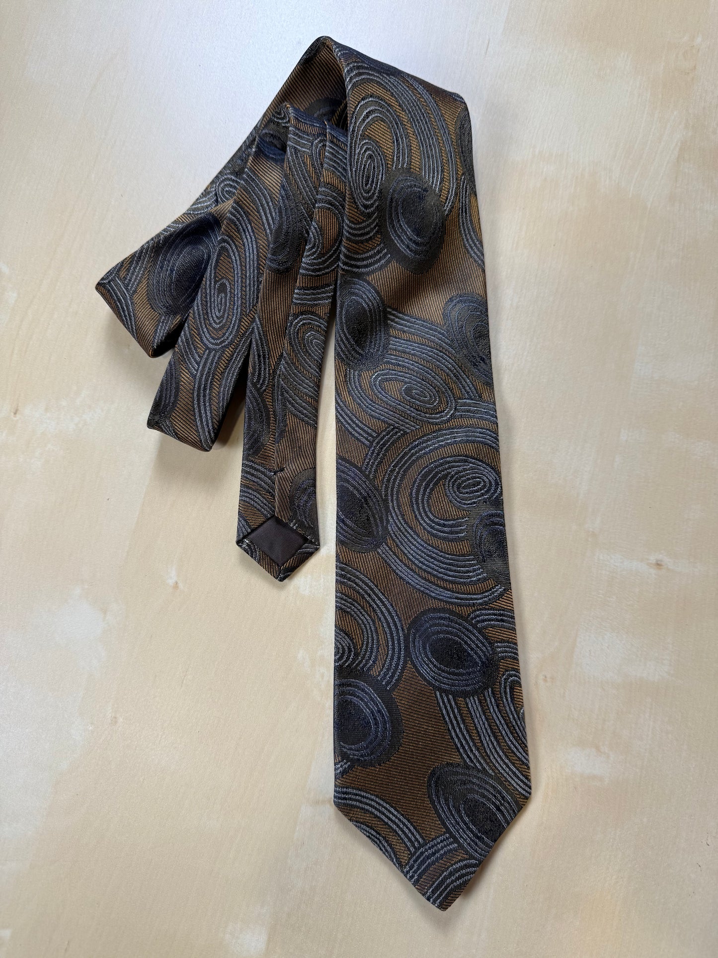Cravatta Versace vintage jacquard astratto