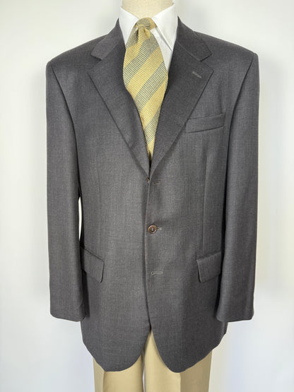 Giacca Missoni anni '80 lana pettinata grigio antracite - tg. 52