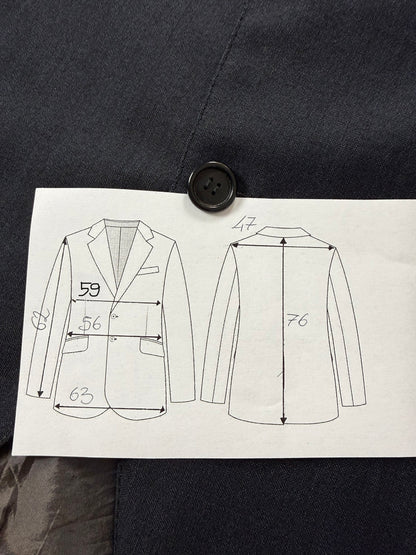 Giacca sartoriale anni '50/'60 fresco lana-mohair - tg. 52/54