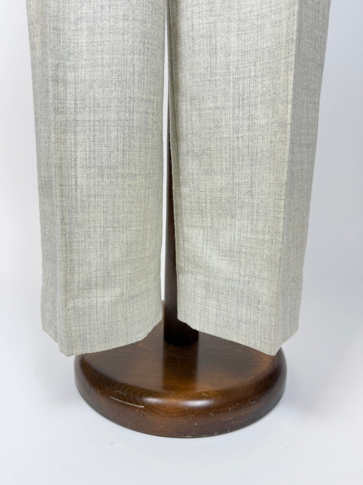 Pantaloni flanella bianco avorio anni '80 - tg. 48