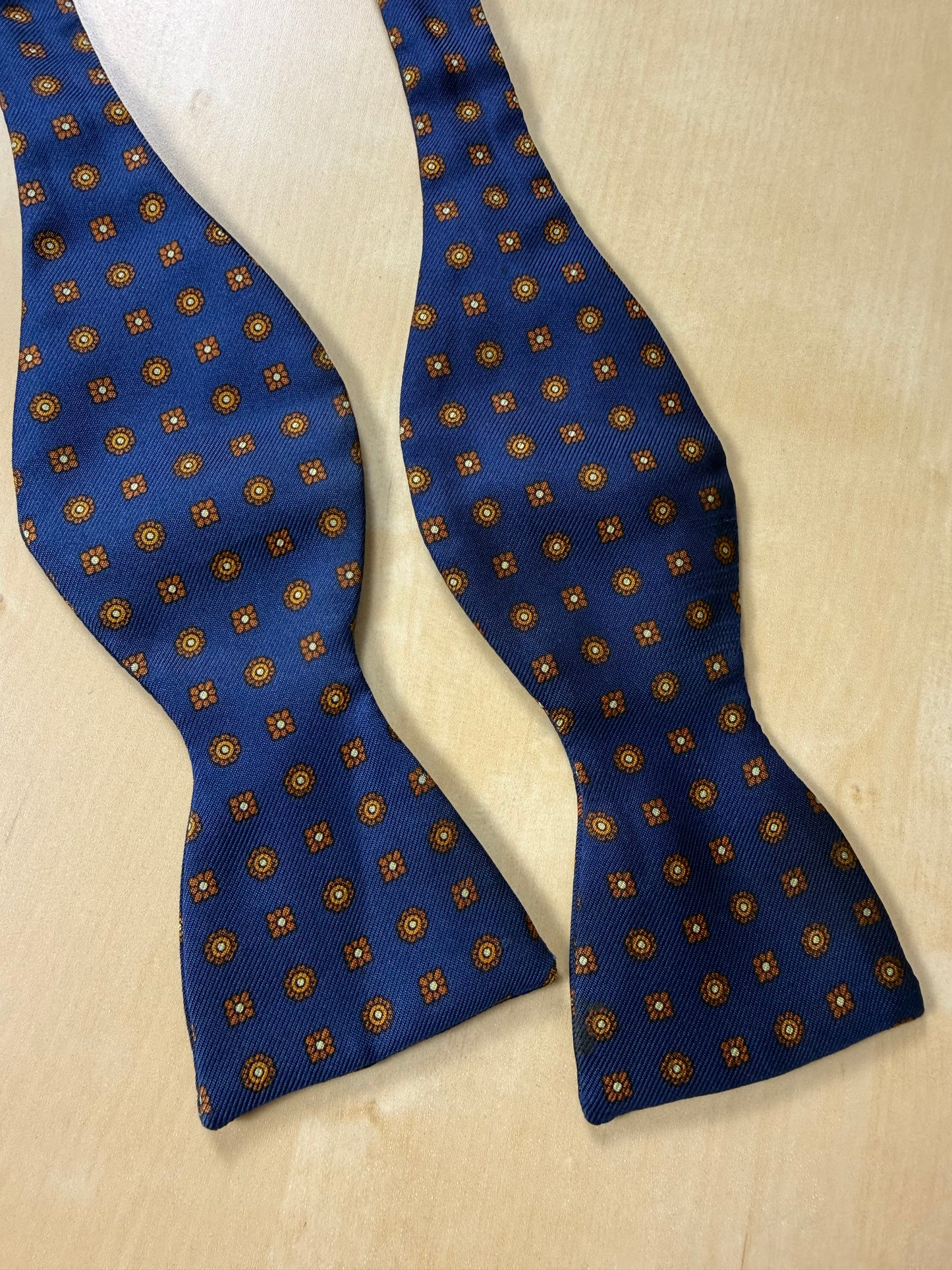 Papillon Marinella micro fantasia navy