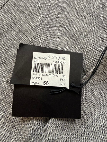 Completo in lino grigio chiaro (nuovo) - tg. 54/56
