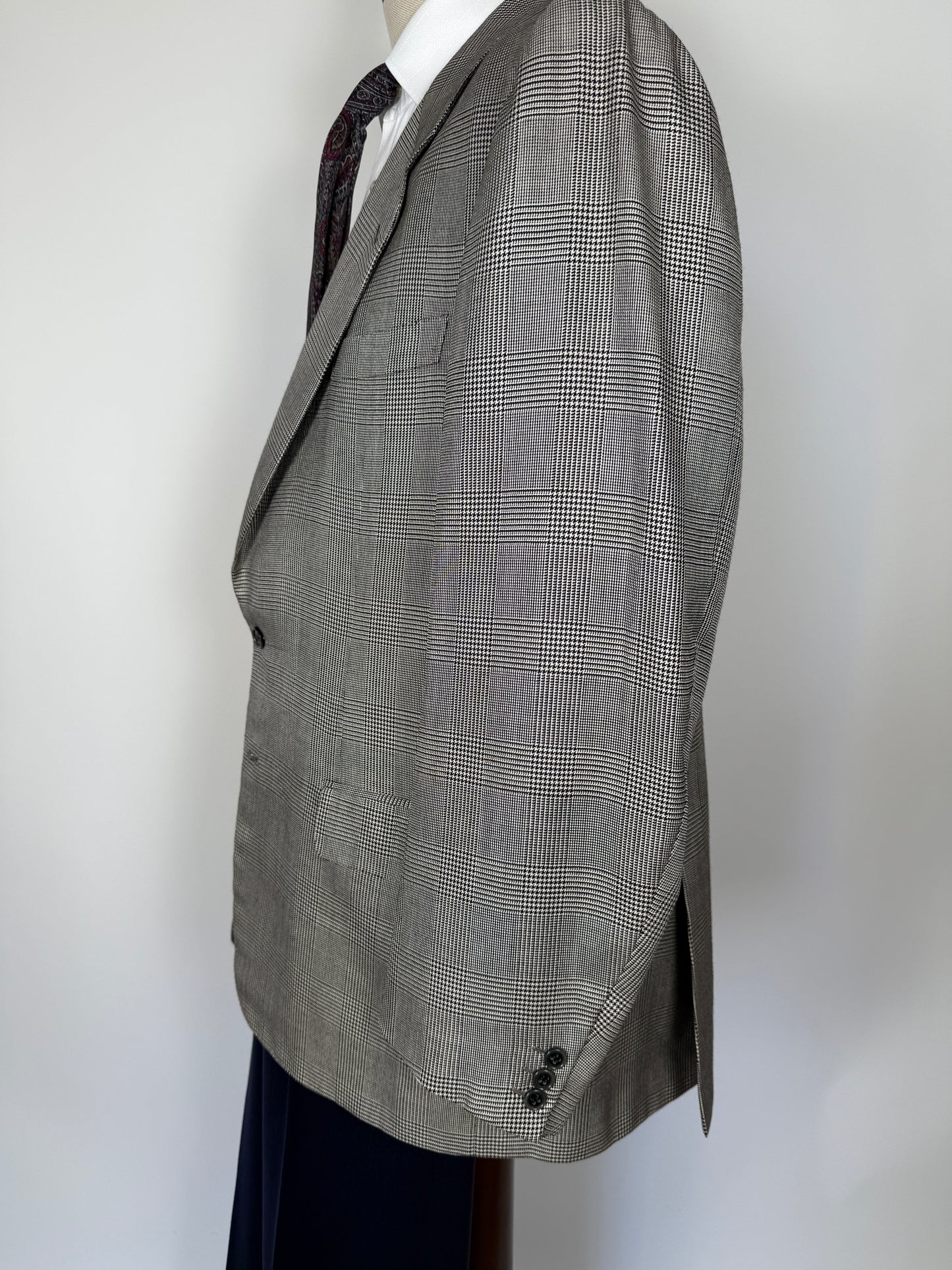 Giacca Brioni principe di Galles lana e seta - tg. 56