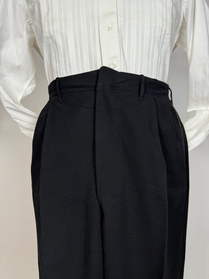 Smoking anni ‘50/‘60 monopetto revers a scialle - tg. 56/58 lunga