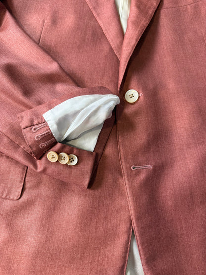 Giacca Corneliani cashmere e seta rosso corallo - tg. 54