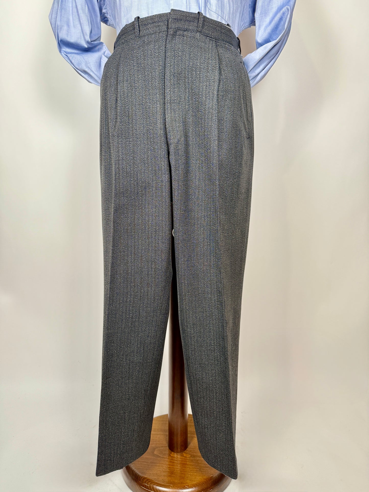 Completo sartoriale anni ‘60 grigio sale pepe - tg. 50/52