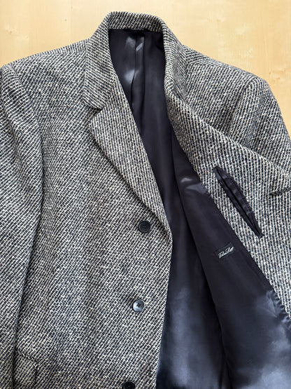 Cappotto anni ‘70 in tweed sale e pepe - tg. 56-60