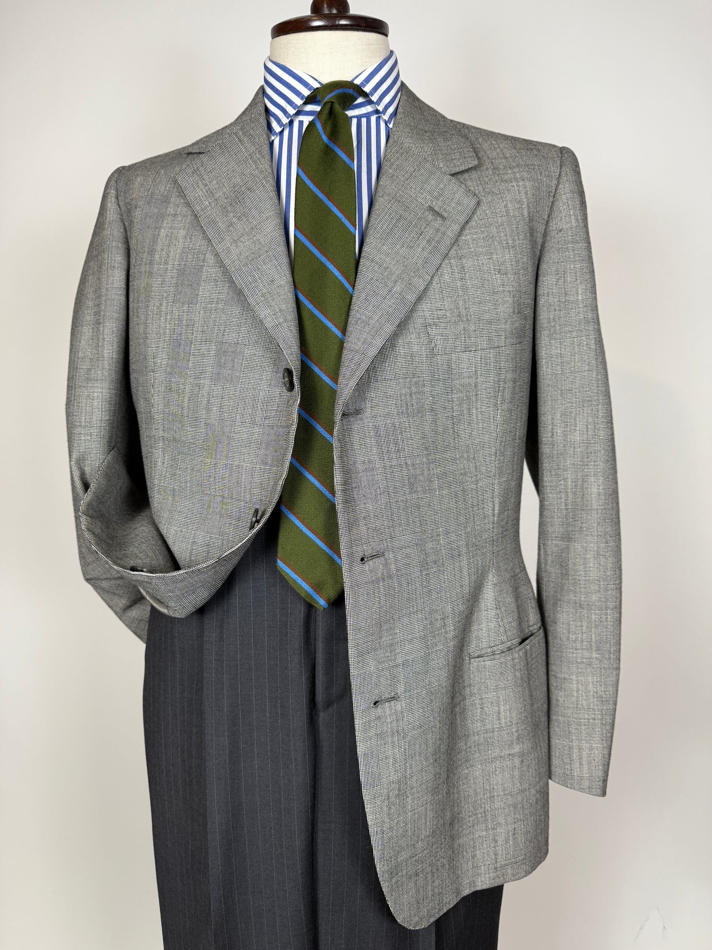 Giacca sartoriale anni ‘50/‘60 principe di Galles - tg. 48/50