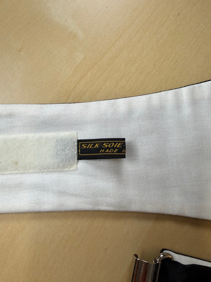 Fascia da smoking in raso di seta - 85-95 cm
