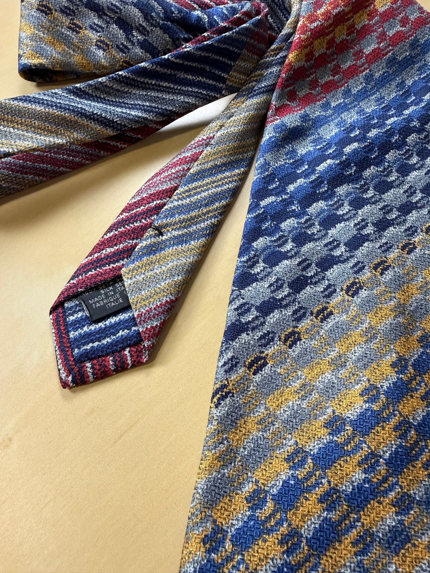 Cravatta Missoni quadretti pittorici