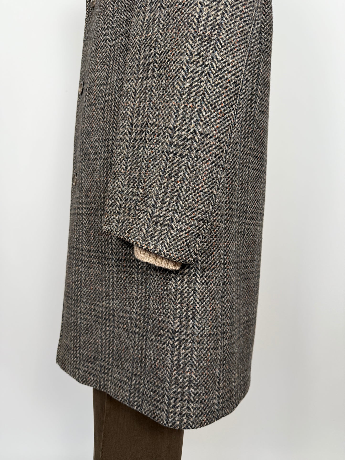 Cappotto raglan in tweed scozzese Crombie - tg. 50-52
