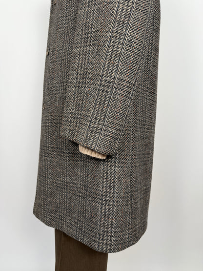 Cappotto raglan in tweed scozzese Crombie - tg. 50-52