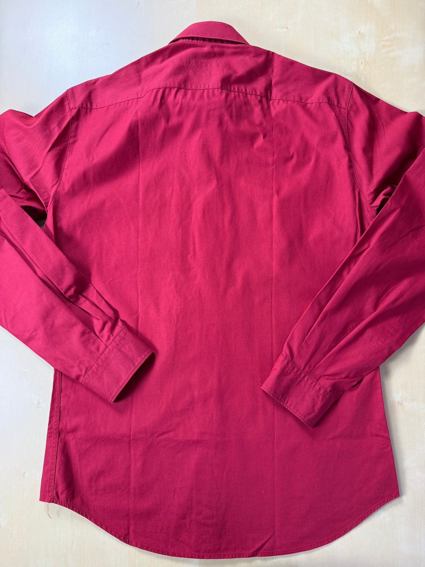 Camicia popeline rosso vivo - M collo 40