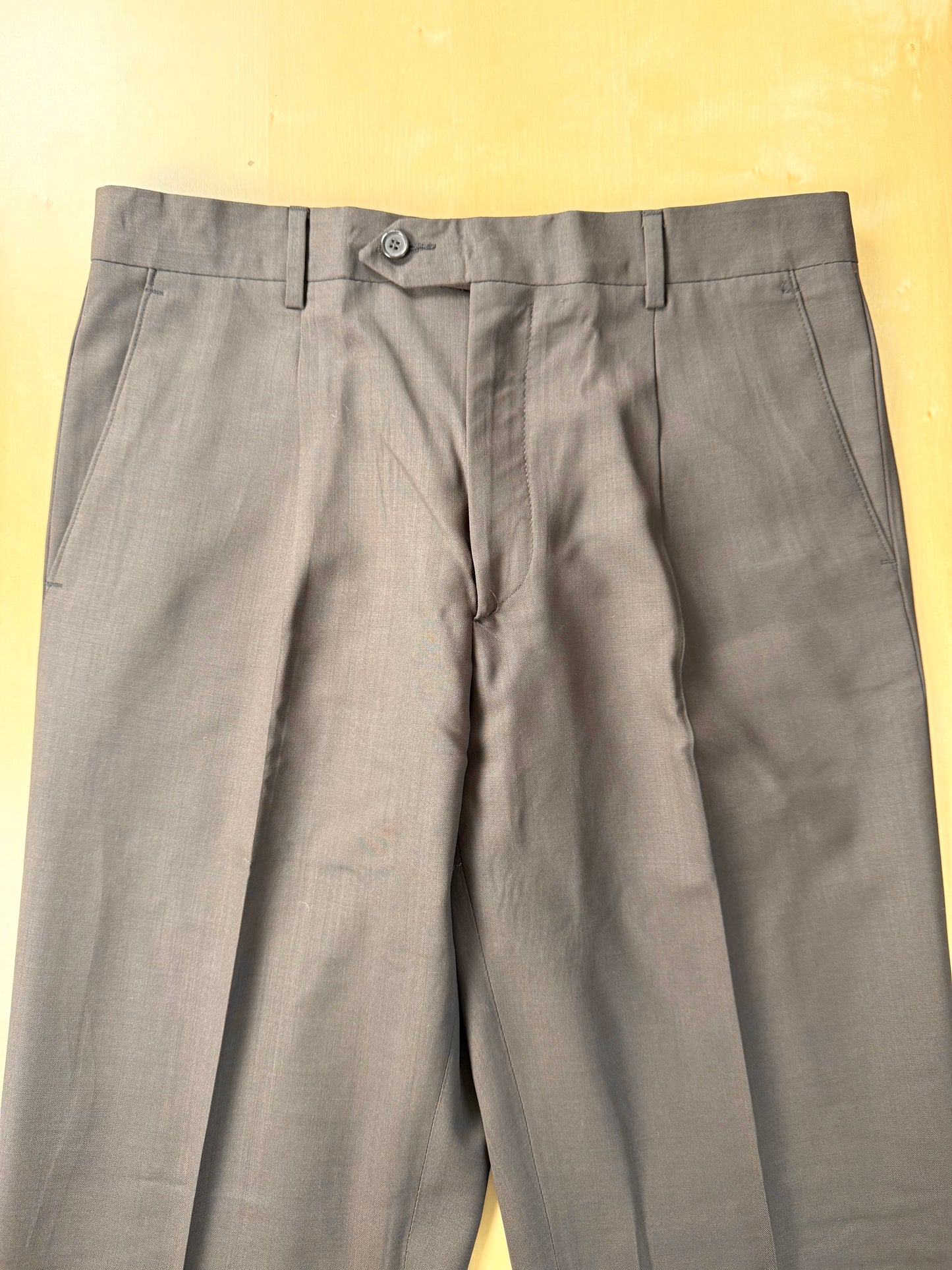 Pantaloni fresco lana marrone cacao (NOS) - tg. 48