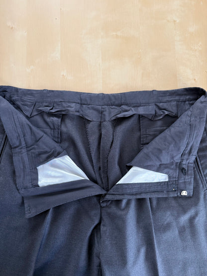 Completo sartoriale flanella pettinata grigio antracite - tg. 52/54, drop basso