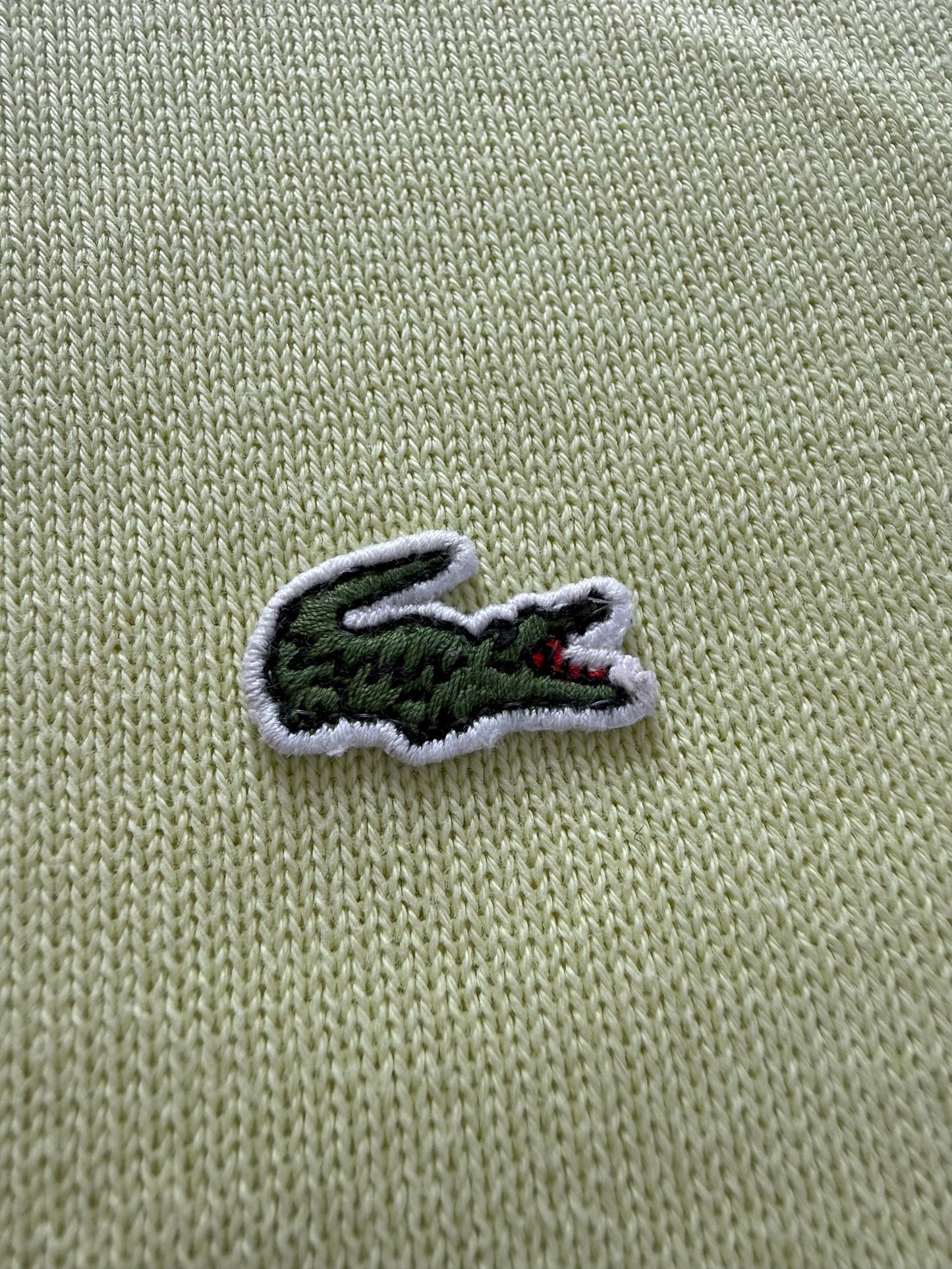 Pullover Lacoste giallo 100% cotone - M