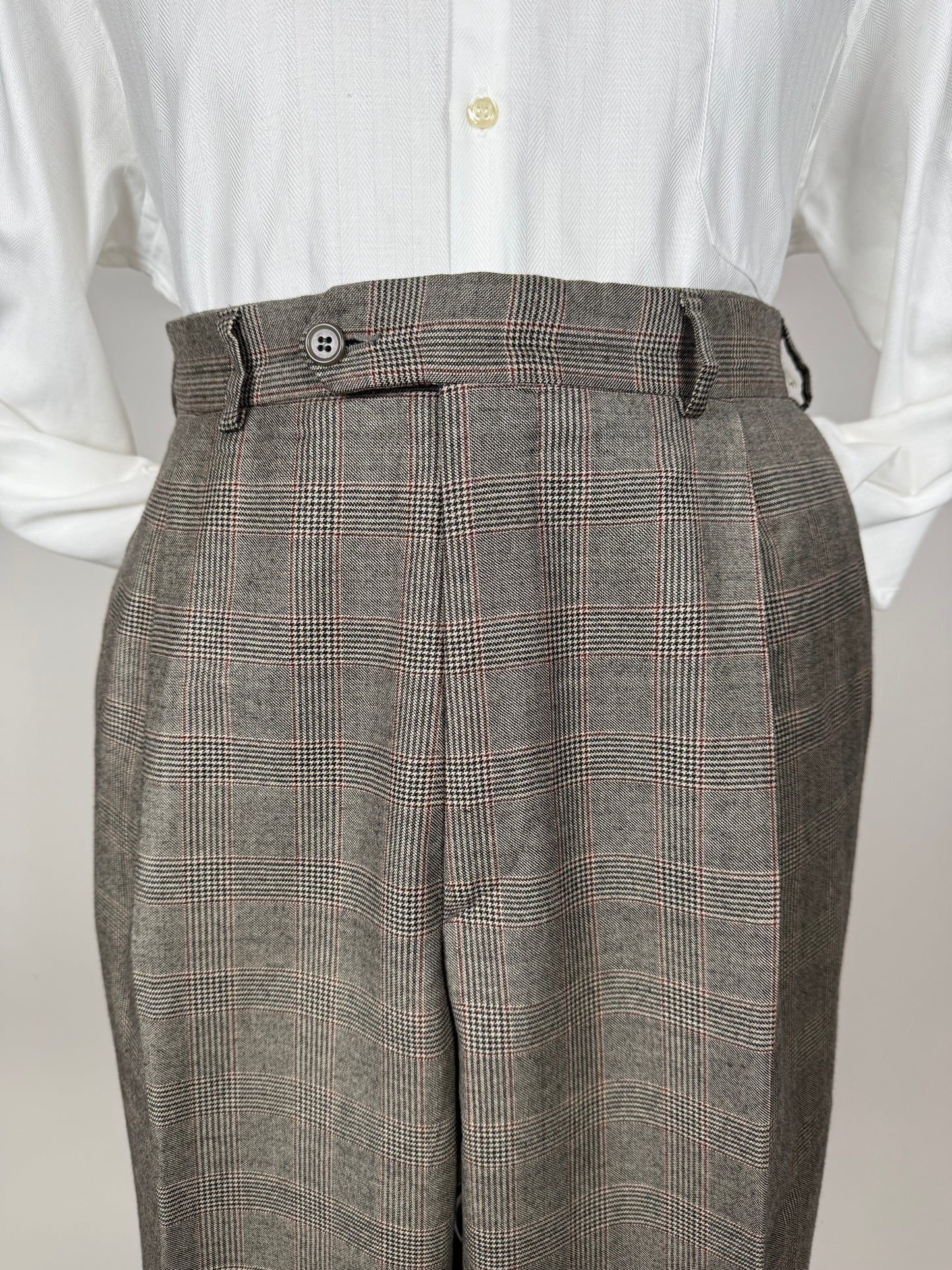 Completo Pierre Cardin principe di Galles flanella leggera - tg. 54