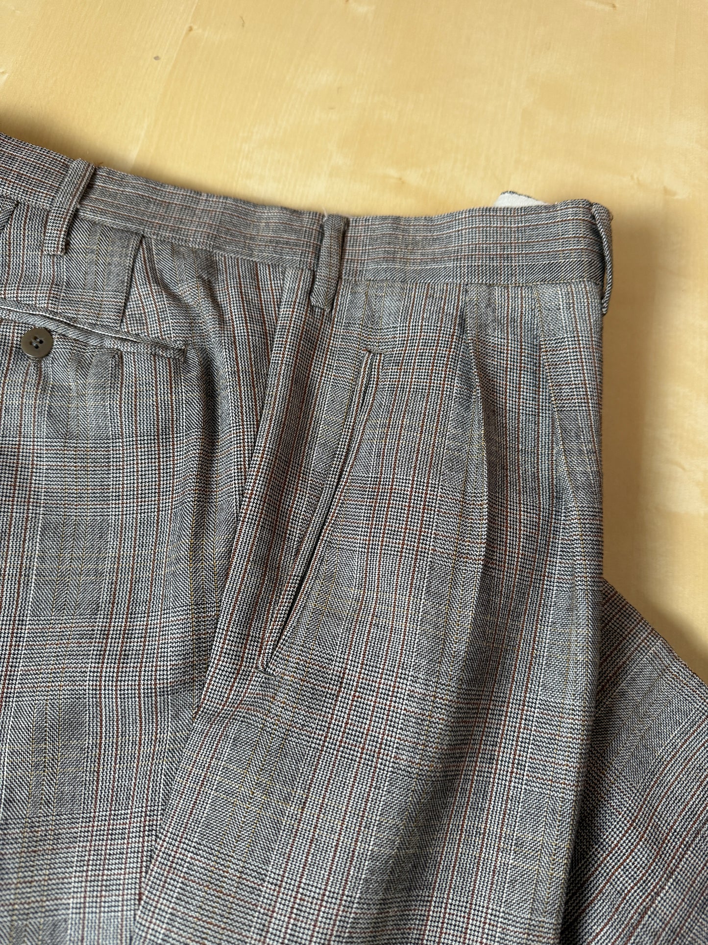 Pantaloni sartoriali Galles grisaglia anni ‘50/‘60 - tg. 52/54