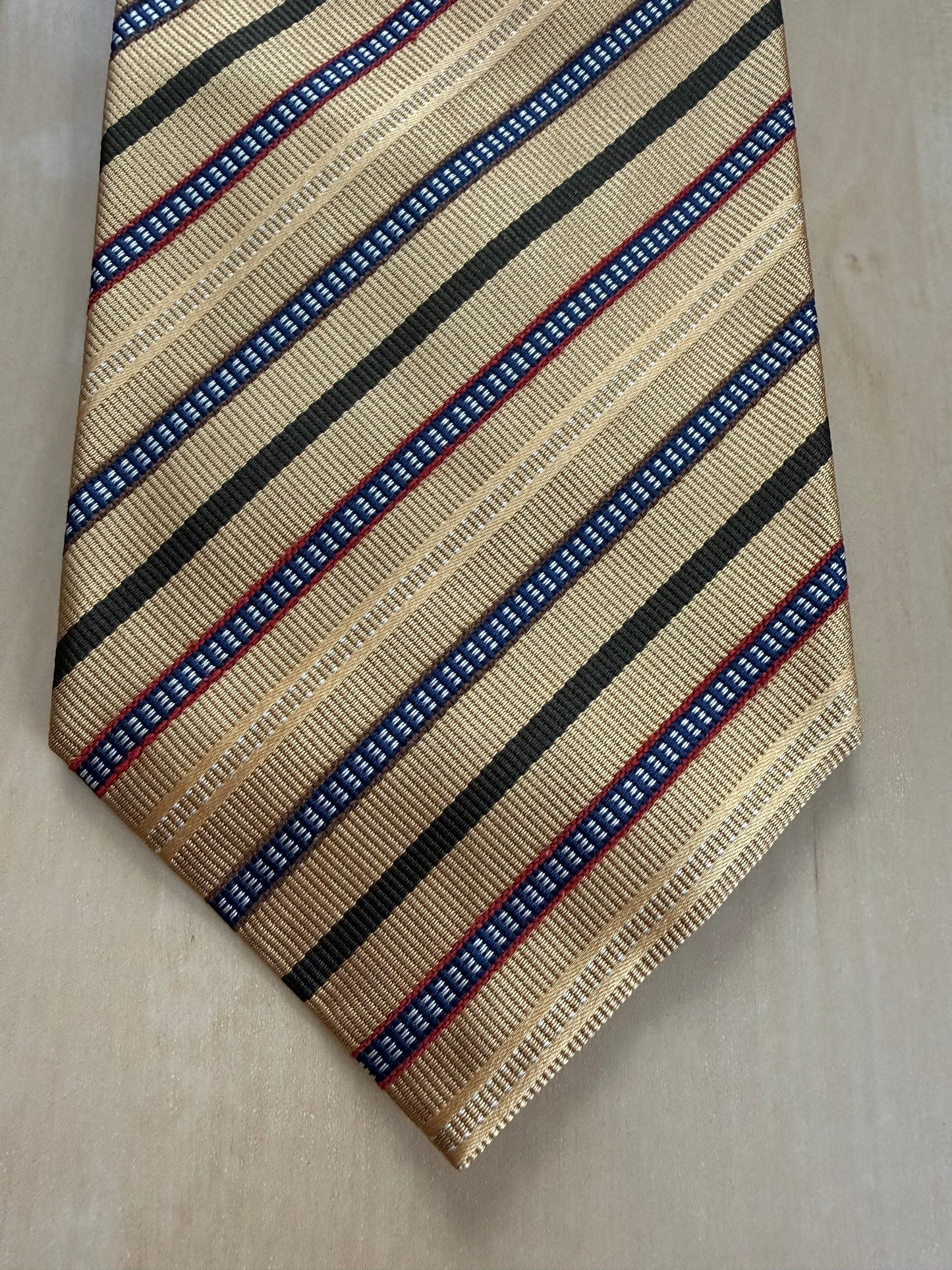 Cravatta Gianfranco Ferrè giallo oro righe