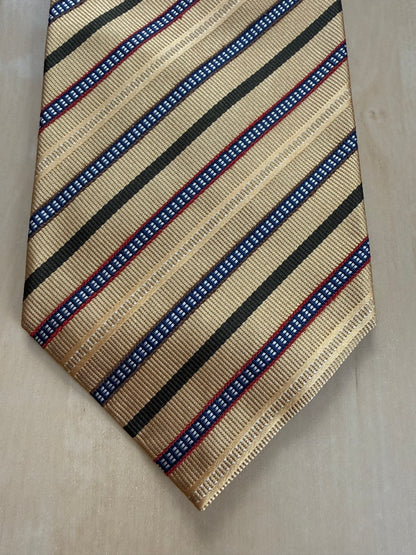 Cravatta Gianfranco Ferrè giallo oro righe