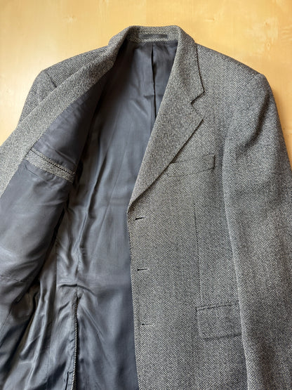 Giacca anni ‘90 herringbone grigio - tg. 48