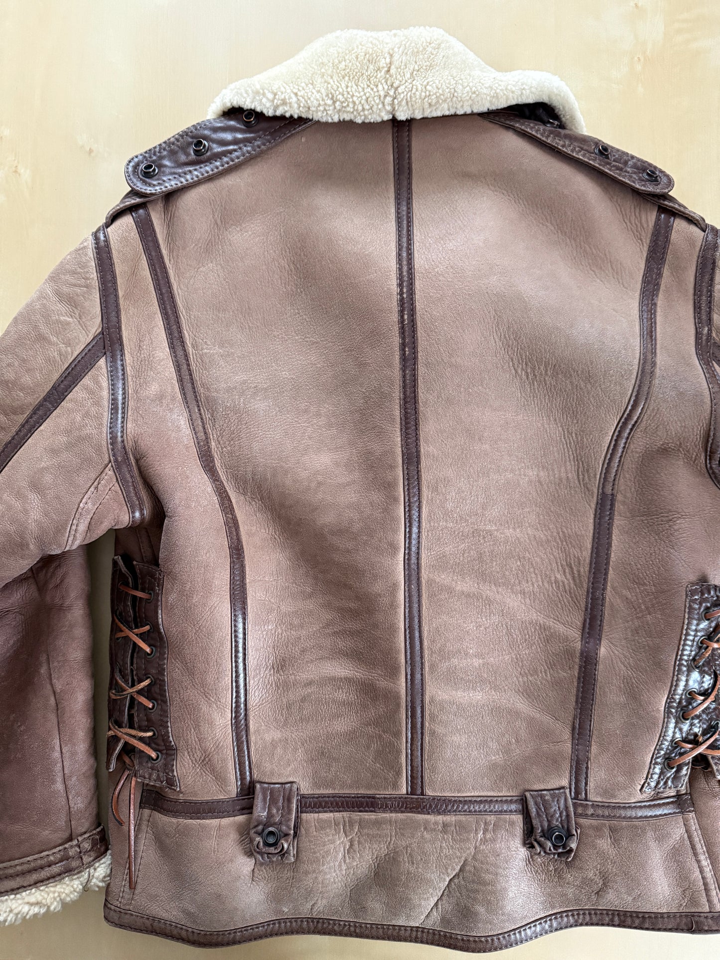 Chiodo in shearling Emporio Armani anni ‘80 - M