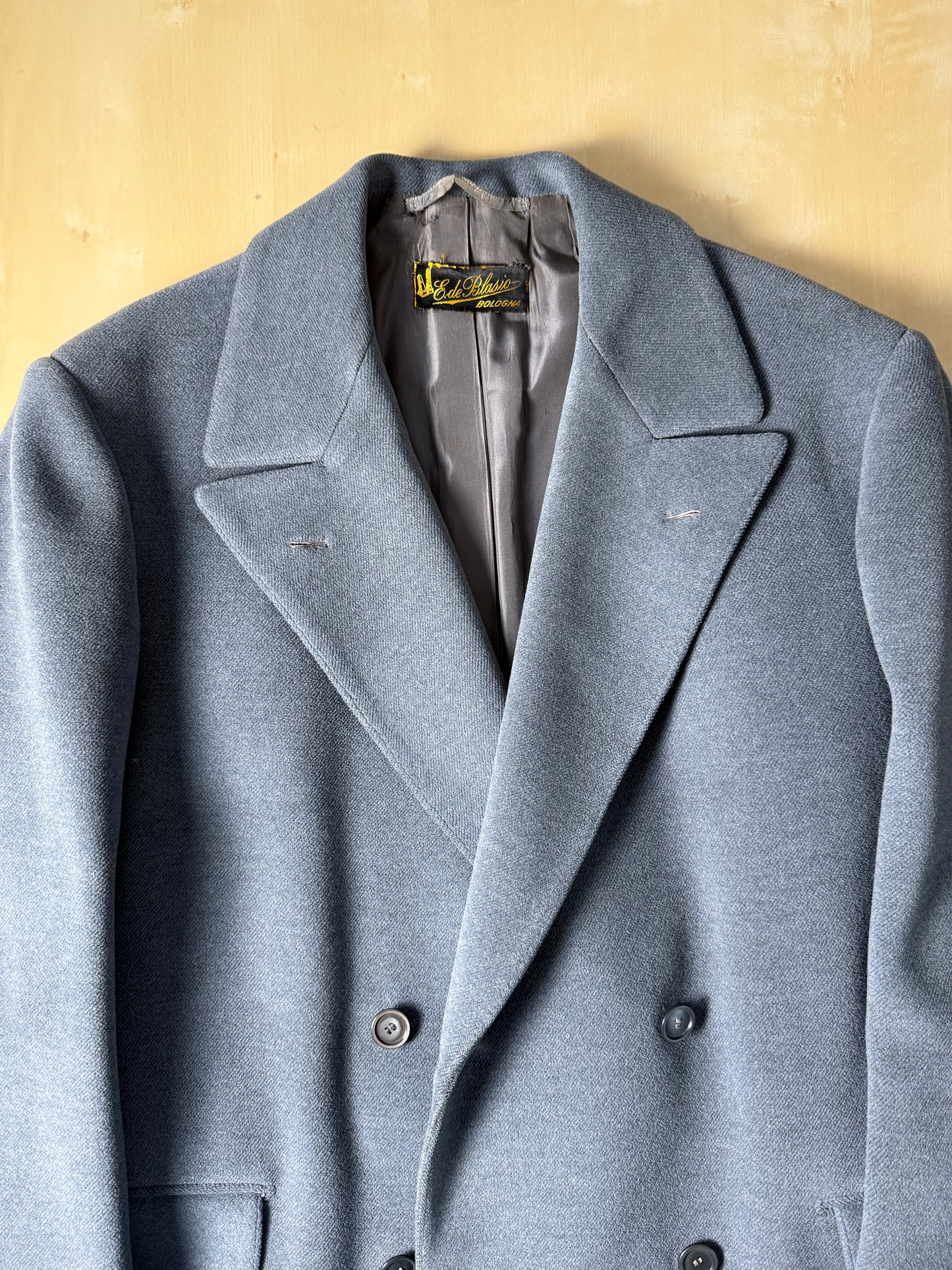Cappotto anni ‘40 sartoriale doppiopetto - tg. 48-50
