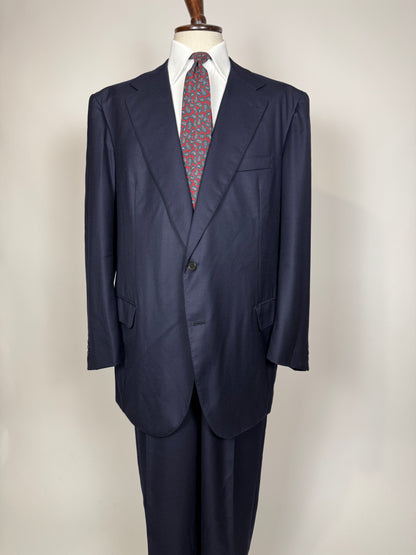 Completo sartoriale anni ‘80 flanella lana e cashmere - tg. 62