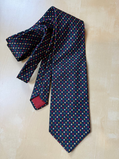 Cravatta Prochownick con semi carte da gioco