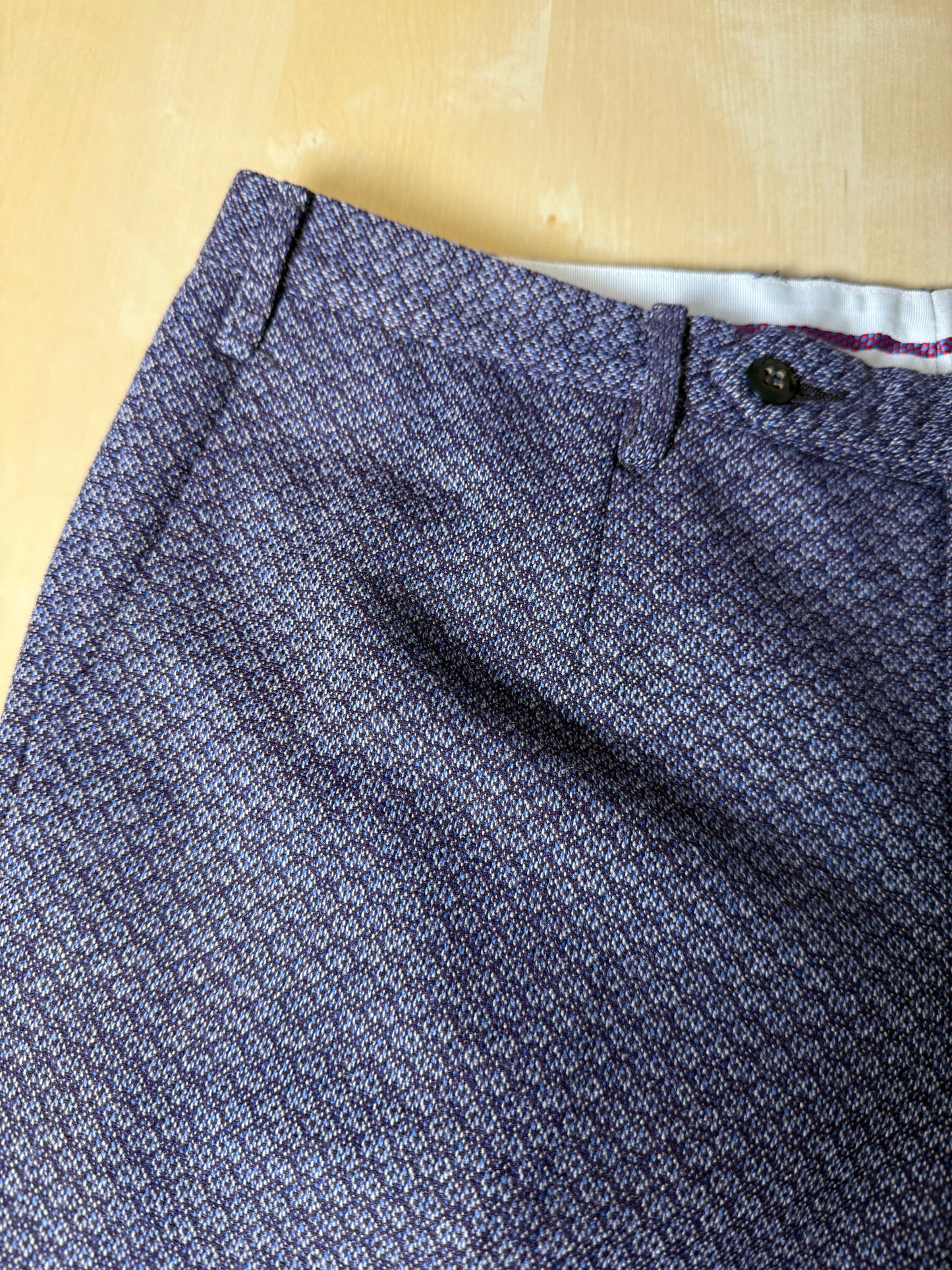 Completo anni ‘70 viola optical - tg. 44