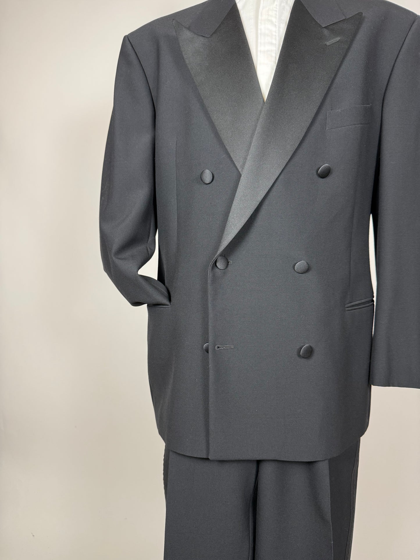 Smoking Emporio Armani doppiopetto anni ‘80/‘90 (NOS) - tg. 54 drop 7