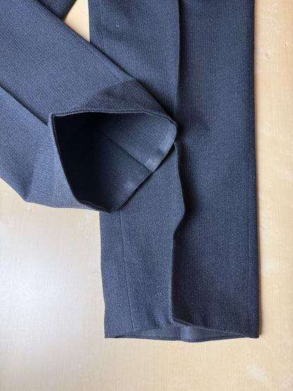 Pantaloni sartoriali anni ‘60 flanella pesante antracite - tg. 48/50