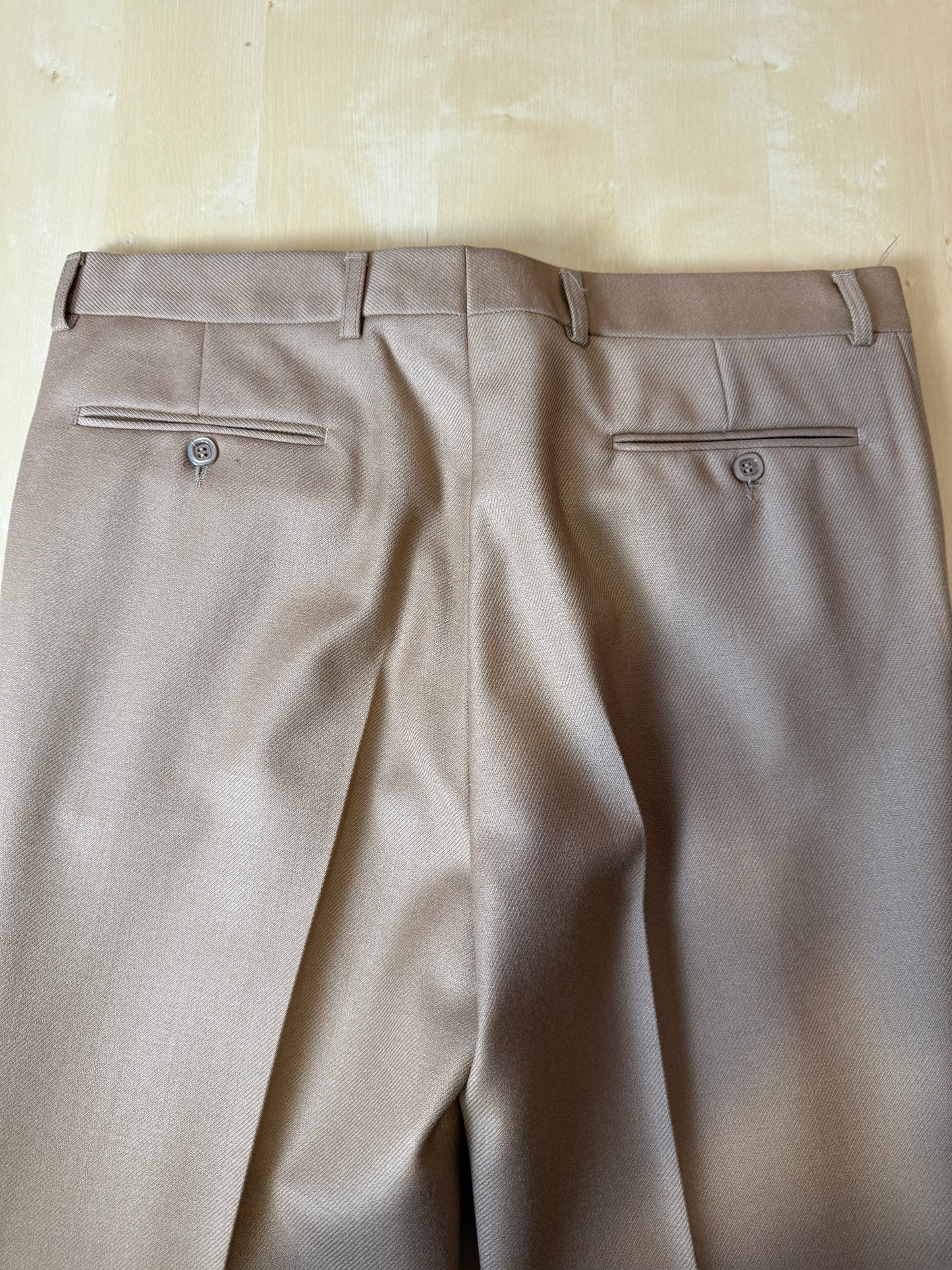 Pantaloni anni ‘70 cavalry twill beige (NOS) - tg. 50/52