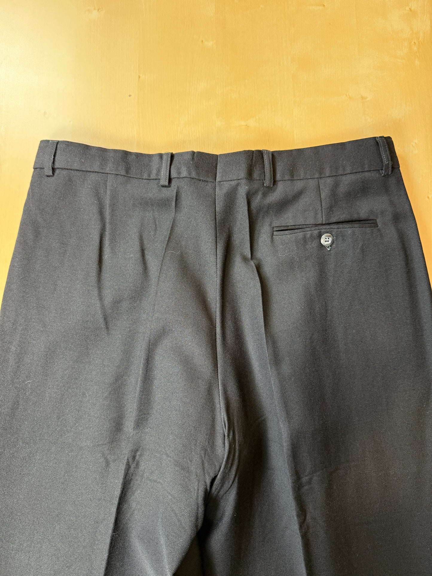 Pantaloni anni ‘80 flanella blu notte - tg. 52